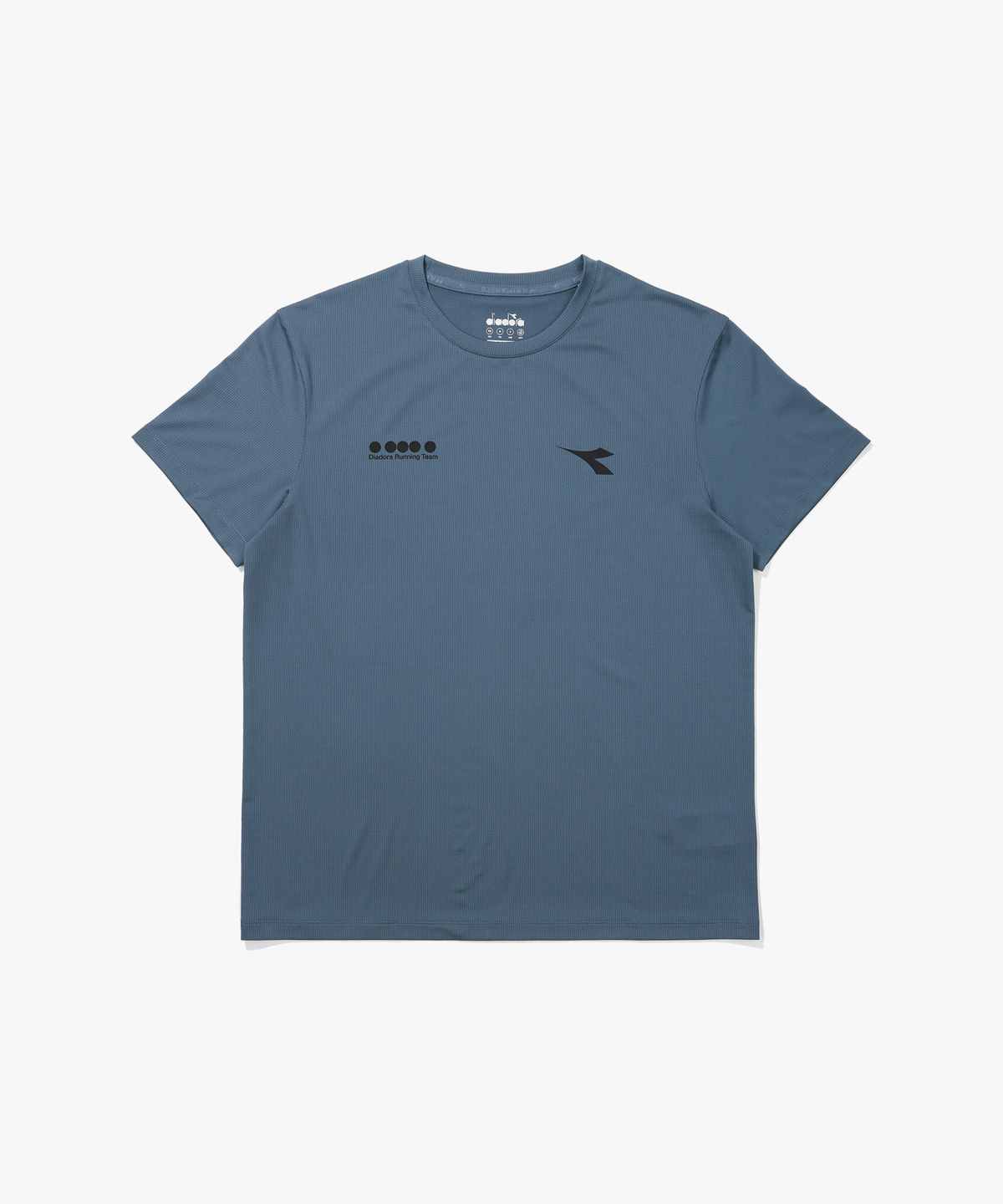 디아도라(diadora) 러닝 그래픽 반팔 티셔츠 SKY BLUE