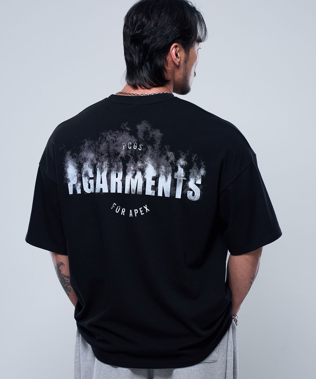 피지컬가먼츠(PHYSICAL GARMENTS) P2501 코튼메쉬 스모크 자이언트 반팔  [2 COLOR]