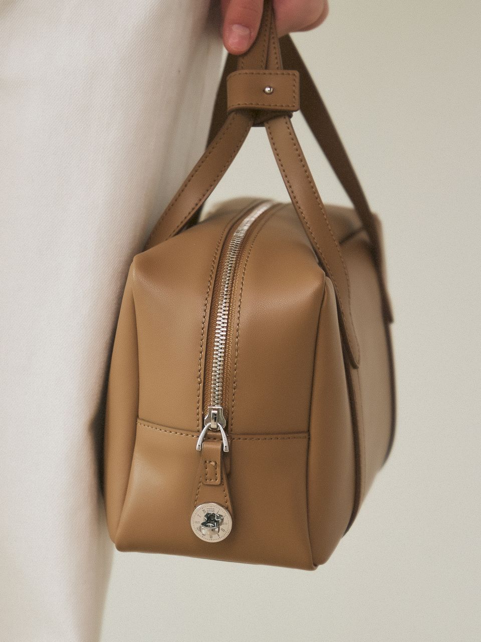 トートバッグ monde monde Soft box tote bag Cappuccino MUSINSA公式 | MONDE MONDE Soft Box Tote Bag Cappuccino