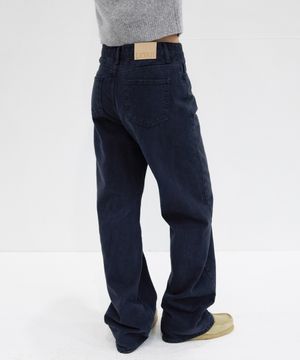Relaxed Fit Denim - Stone Navy
