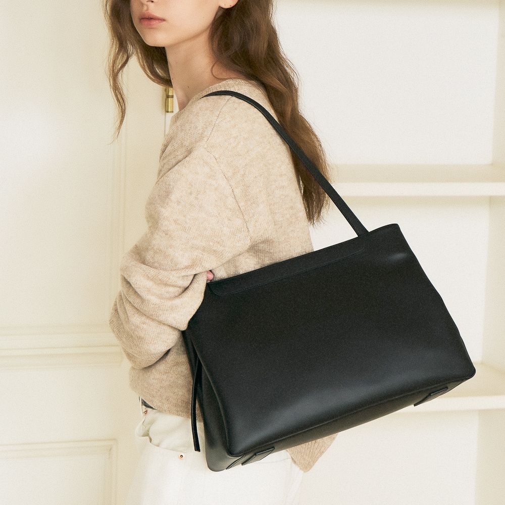 ◇monde monde◇ folder bag black MUSINSA | MONDE MONDE Folder Bag Black