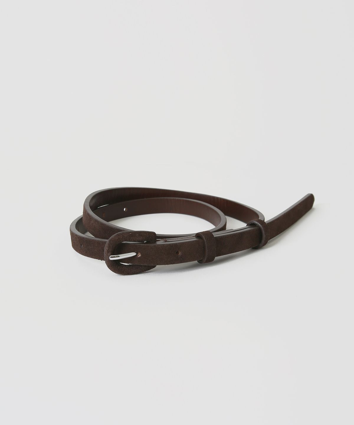 르바(LEVAR) Classic Suede Belt - Brown
