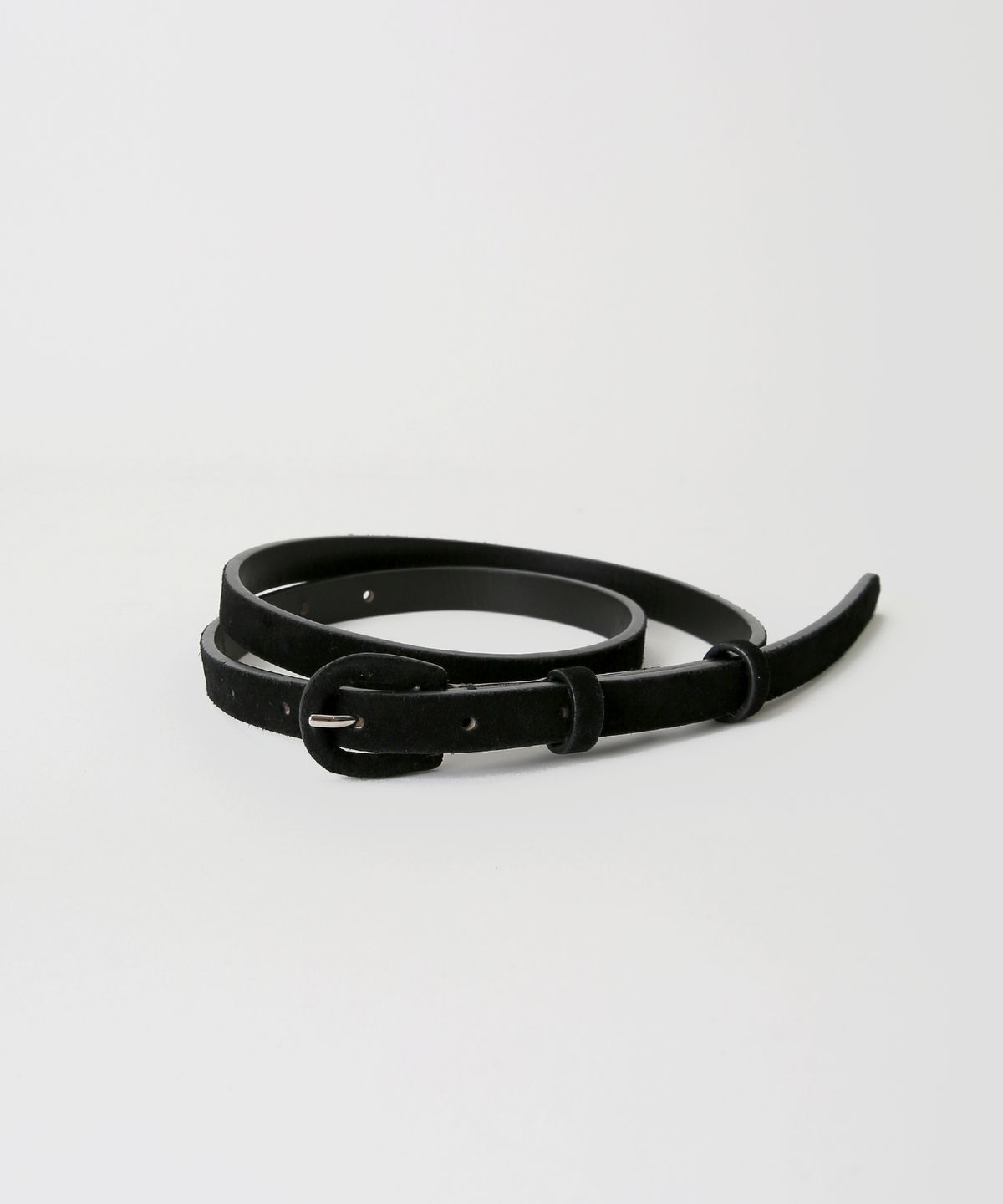 르바(LEVAR) Classic Suede Belt - Black