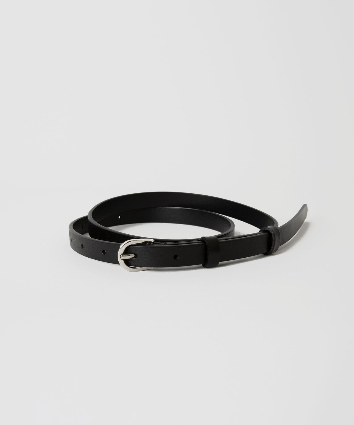 르바(LEVAR) Classic Leather Belt - Black
