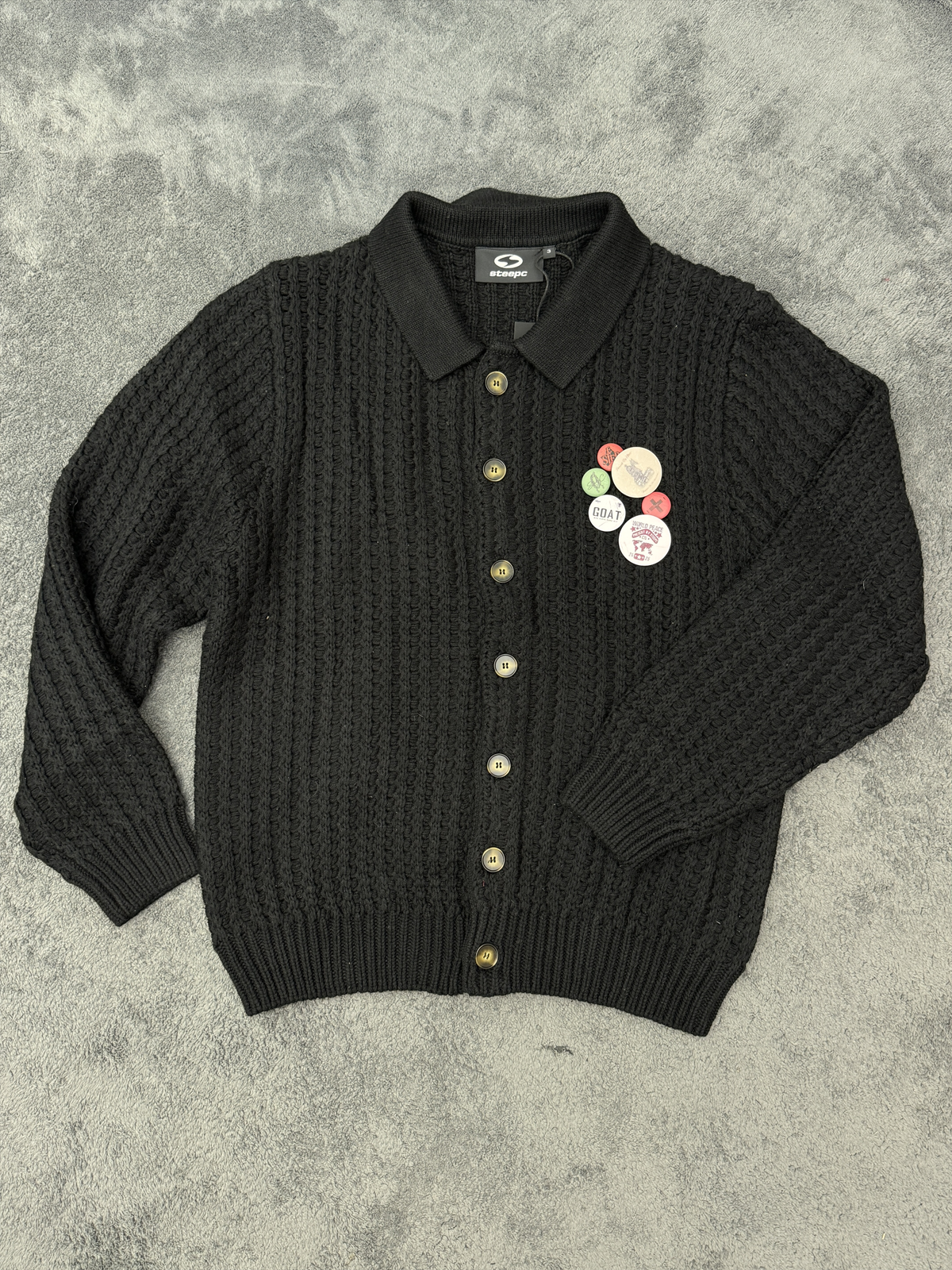 스팁(STEEPC) Afternoon City*Cardigan Black