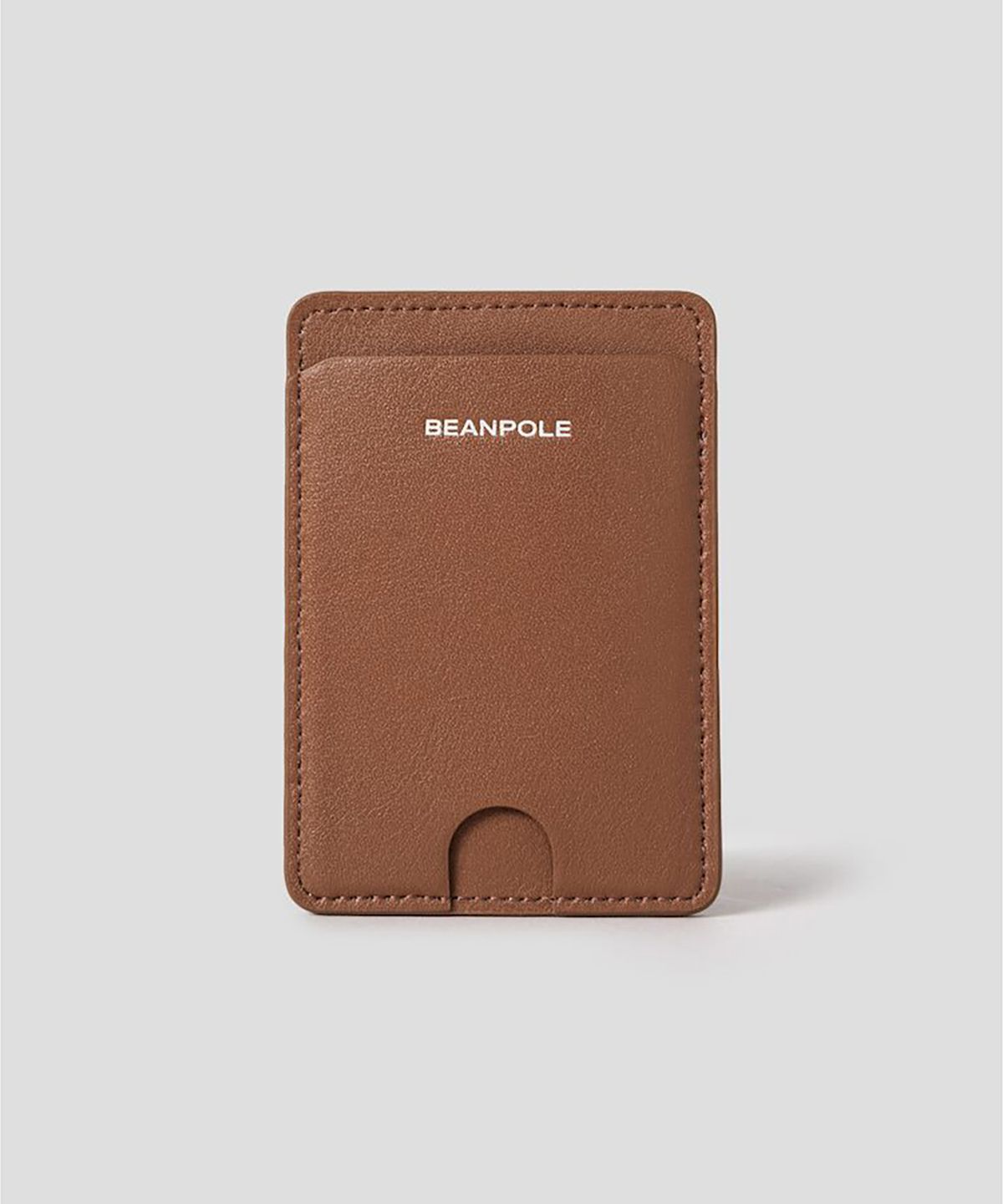빈폴 액세서리(BEANPOLE ACCESSORY) 매일 마그네틱 카드지갑 (아이폰) - 브라운