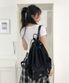 Mixed Easy Draw Backpack _ Pure black