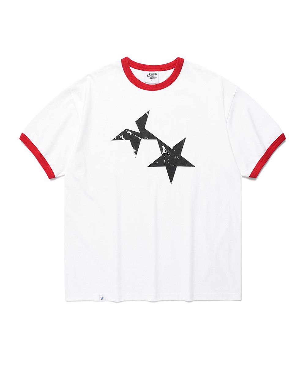 Tシャツ・カットソー [CAVISH] TWIN STAR RINGER SS TEE (4 COLOR) MUSINSA | CAVISH TWIN STAR RINGER SS TEE WHITE(CV2FMUT549A)