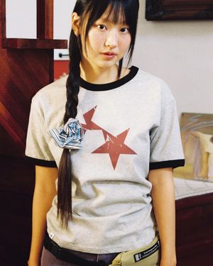 TWIN STAR RINGER SS TEE 4colors(CV2FMUT549A)