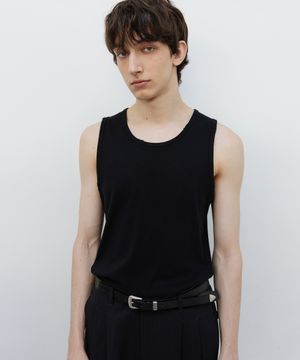 데미지드 탱크탑 BLACK