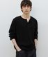 리브 헨리넥 롱슬리브 BLACK