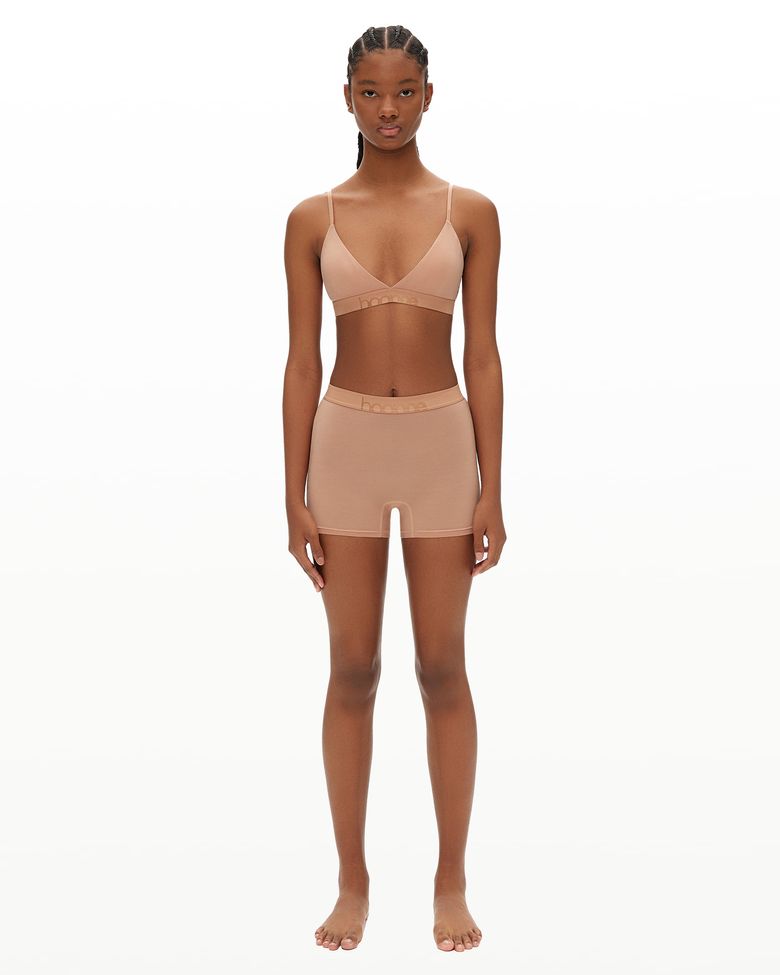 everyday bralette & boy shorts set_rose sand