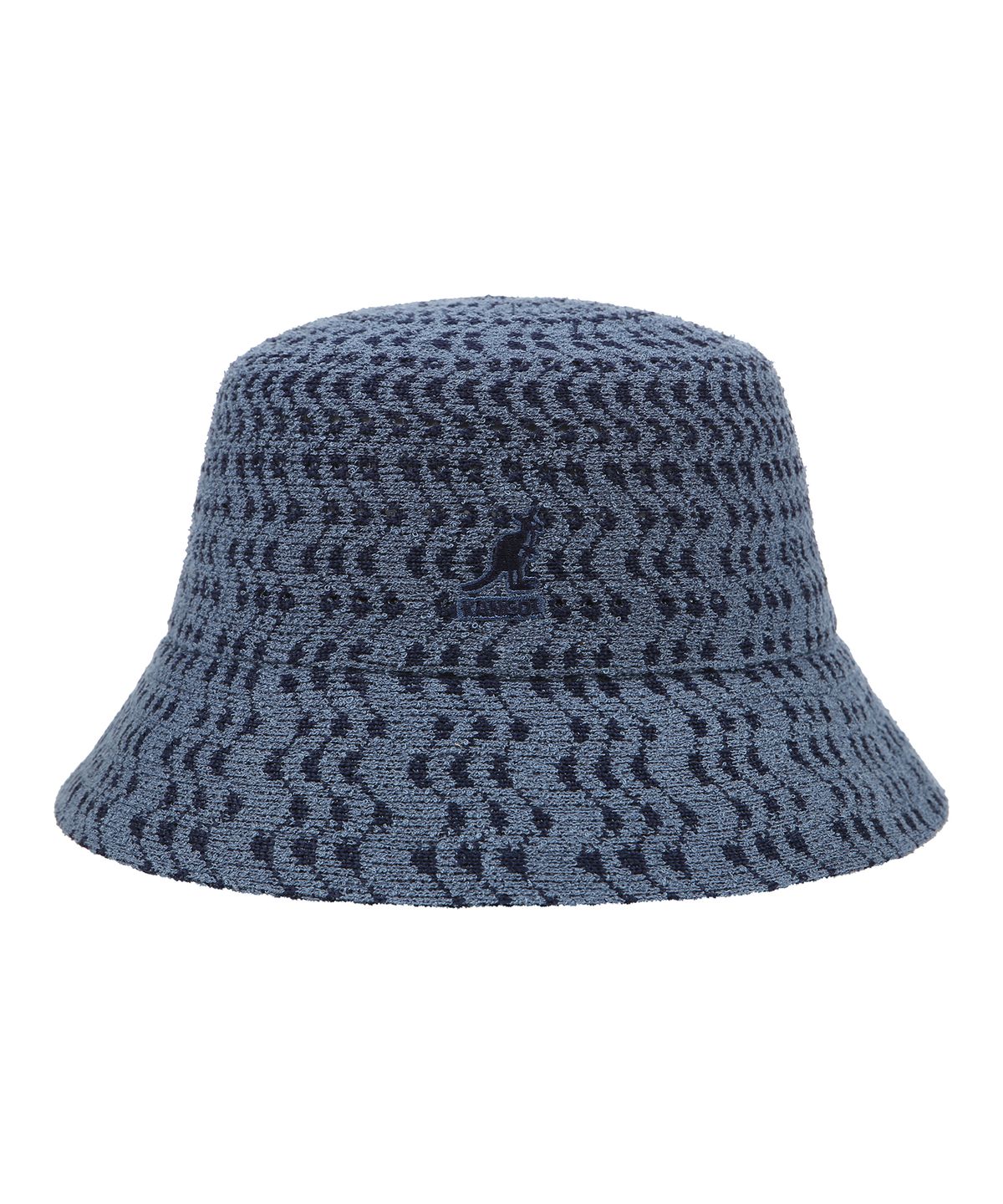 캉골(KANGOL) 버뮤다 지그 재그 버켓 3759 데님블루