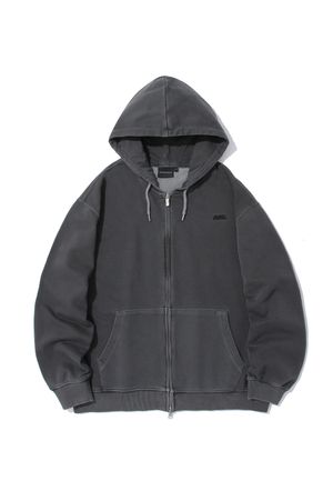 피그먼트 후드집업 B블랙 ANZ1DH03ABB