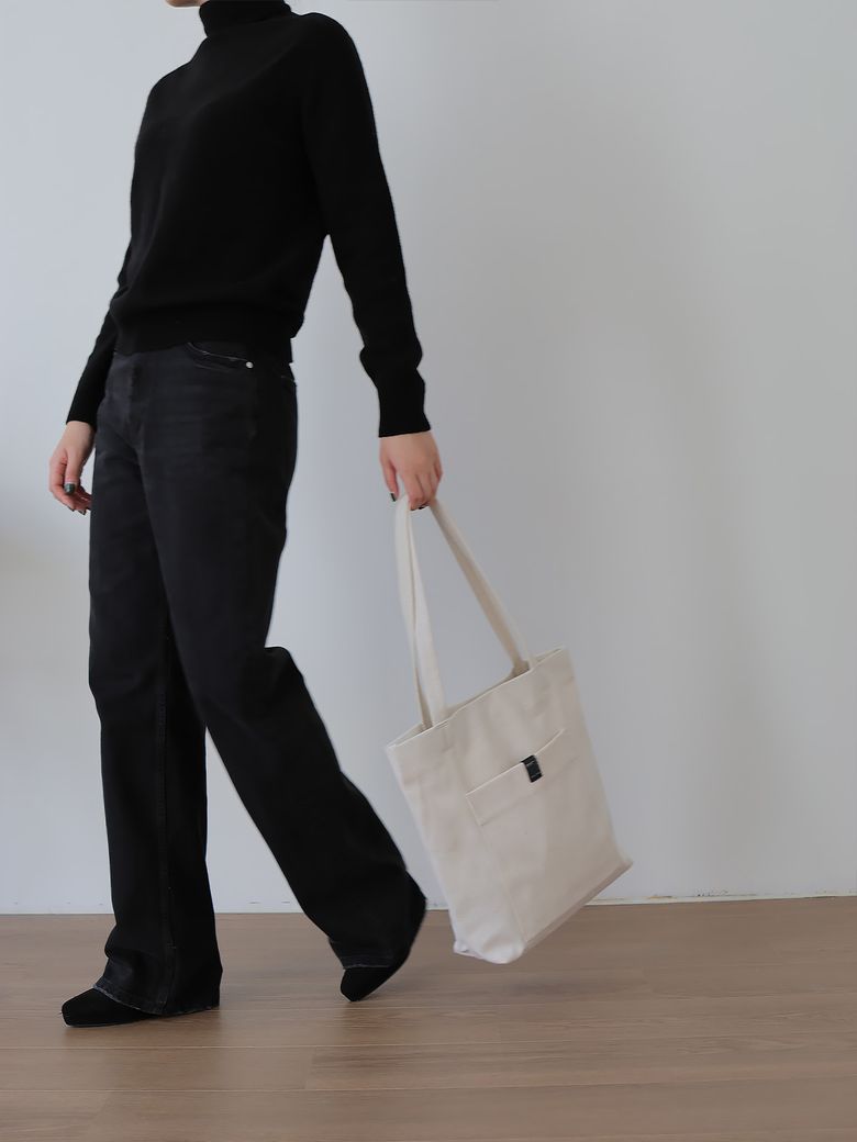 Tiker S Oxford 2color 티커 옥스포드 캔버스 숄더백