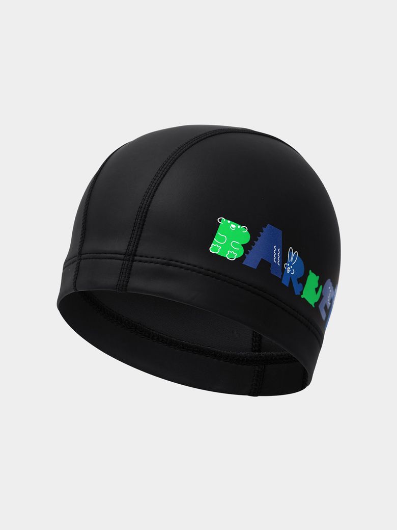 키즈 애니멀즈 실리콘 코팅 스윔 캡 블랙 (B5SKASC005BLK)