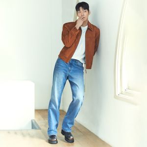 블루 루즈핏 데님 팬츠 (FIFAA4254)