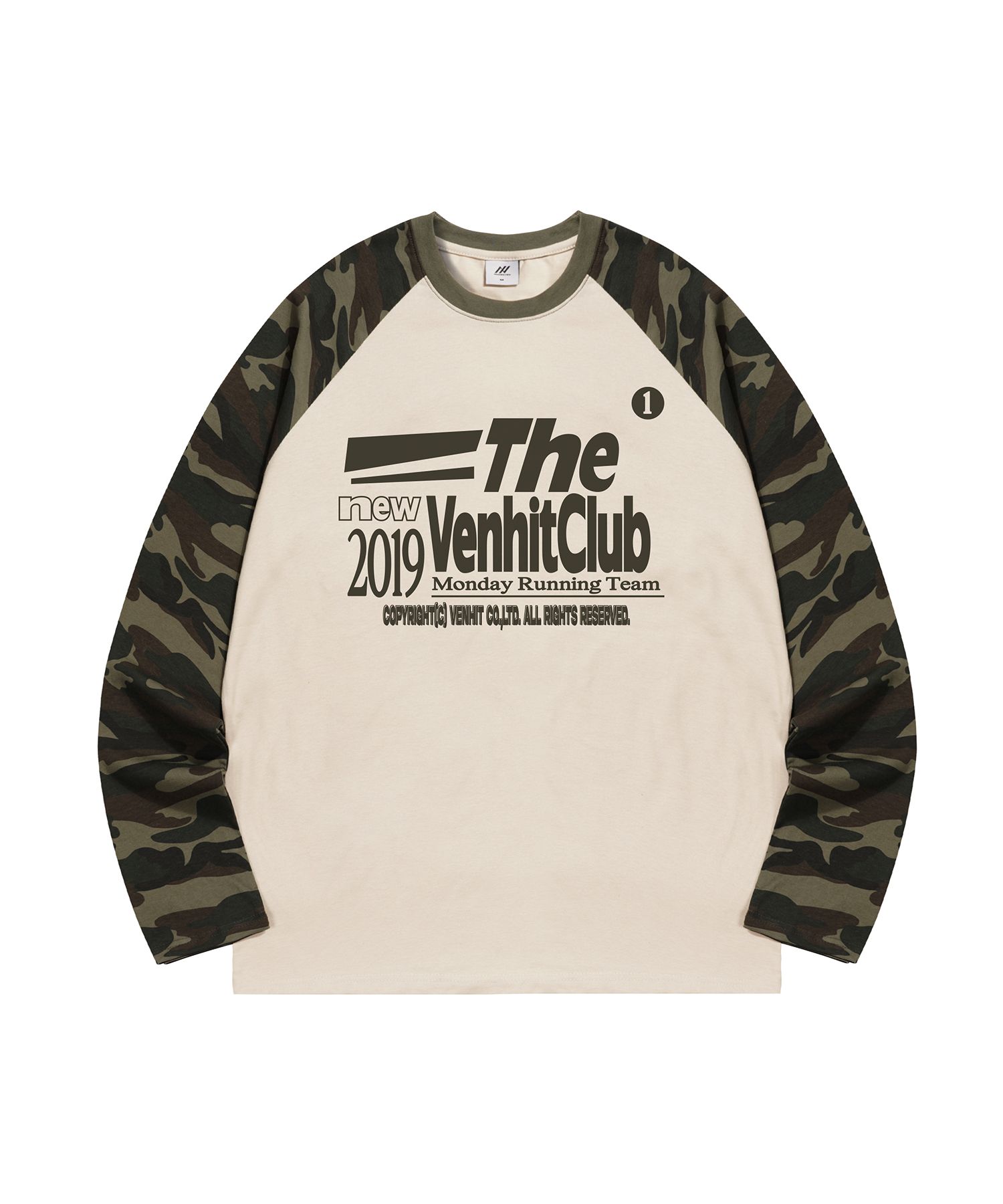 ◆25SS VENHIT MRT Camo Raglan T-shirt/3色◆ MUSINSA | VENHIT MRT Camo Raglan Long Sleeve