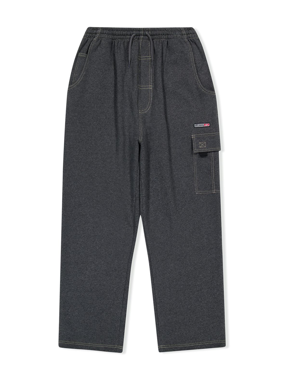 예스아이씨(YESEYESEE) Y.E.S Stitch Painter Sweatpants Charcoal