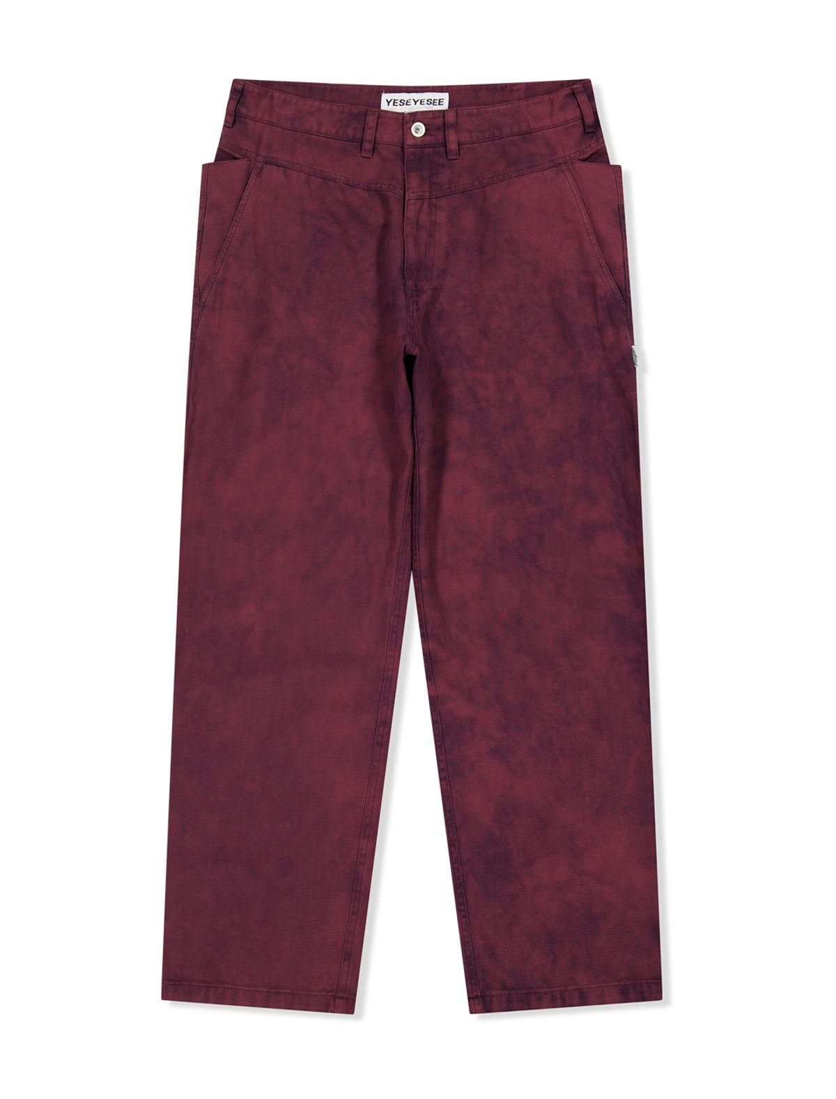 예스아이씨(YESEYESEE) Dyed Canvas Ramble Pants Wine