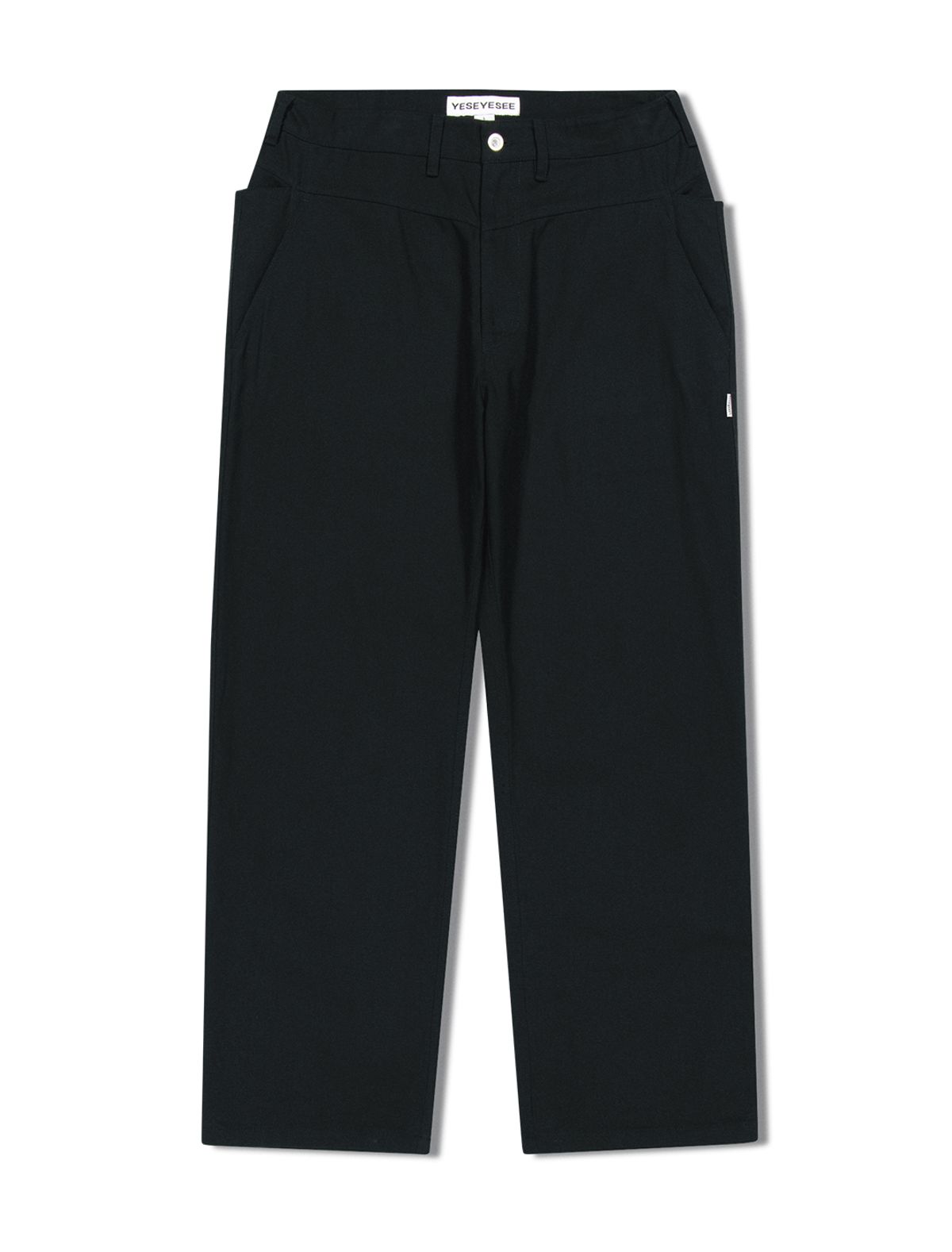 예스아이씨(YESEYESEE) Canvas Ramble Pants Black