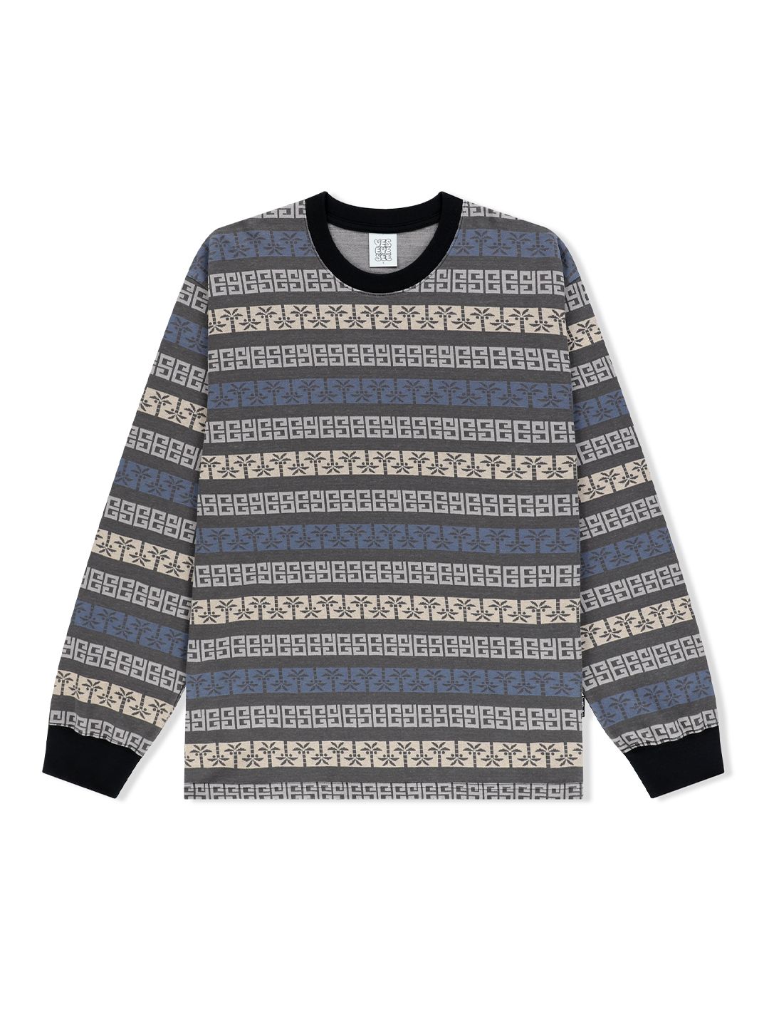 さらに100円引き◆YESEYESEE◆Y.E.S Palm Jacquard L/S MUSINSA | YESEYESEE Y.E.S Palm Jacquard L/S Charcoal