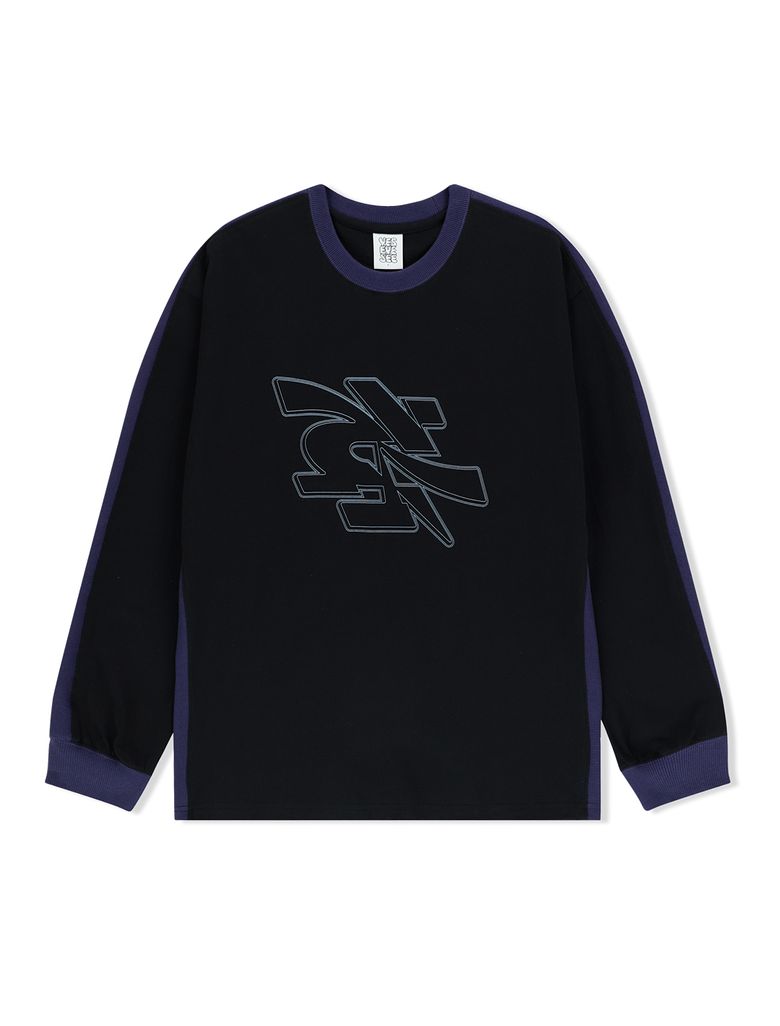Side Rib L/S Black