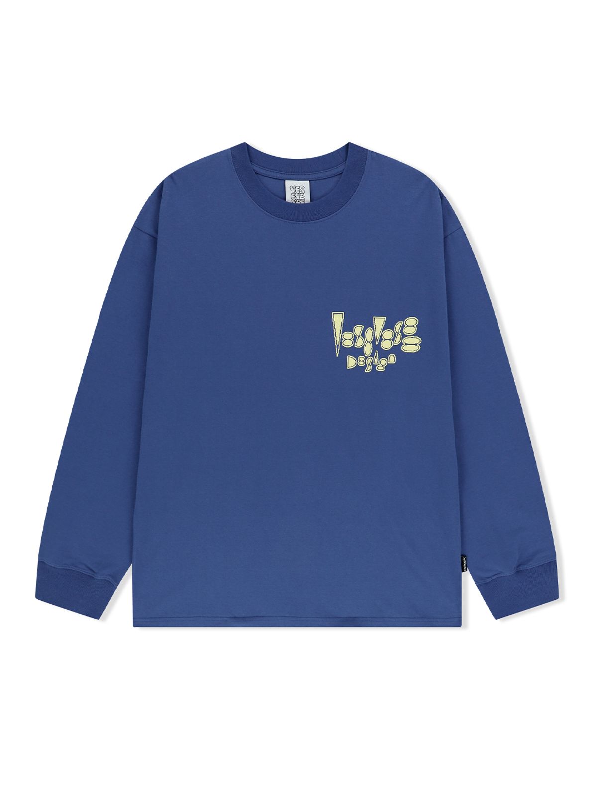 예스아이씨(YESEYESEE) Alive Logo L/S Cobalt Blue