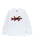 Y.E.S Wire Logo L/S White