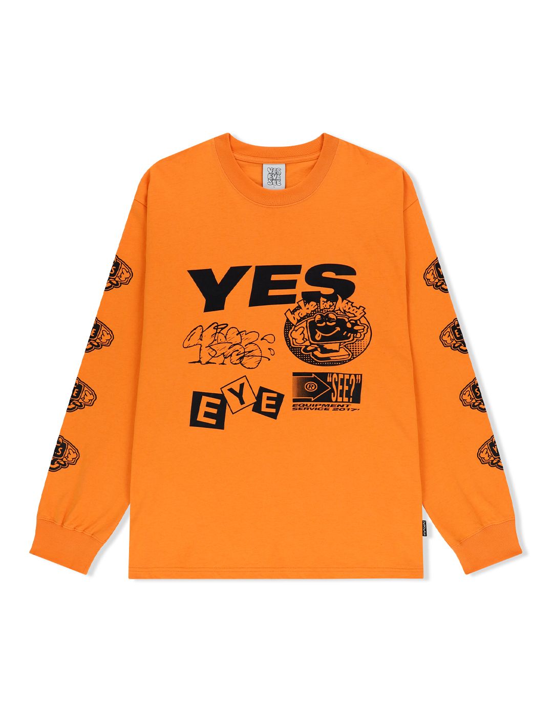 さらに100円引き◆YESEYESEE◆Y.E.S Monitor L/S MUSINSA | YESEYESEE Y.E.S Monitor L/S Orange