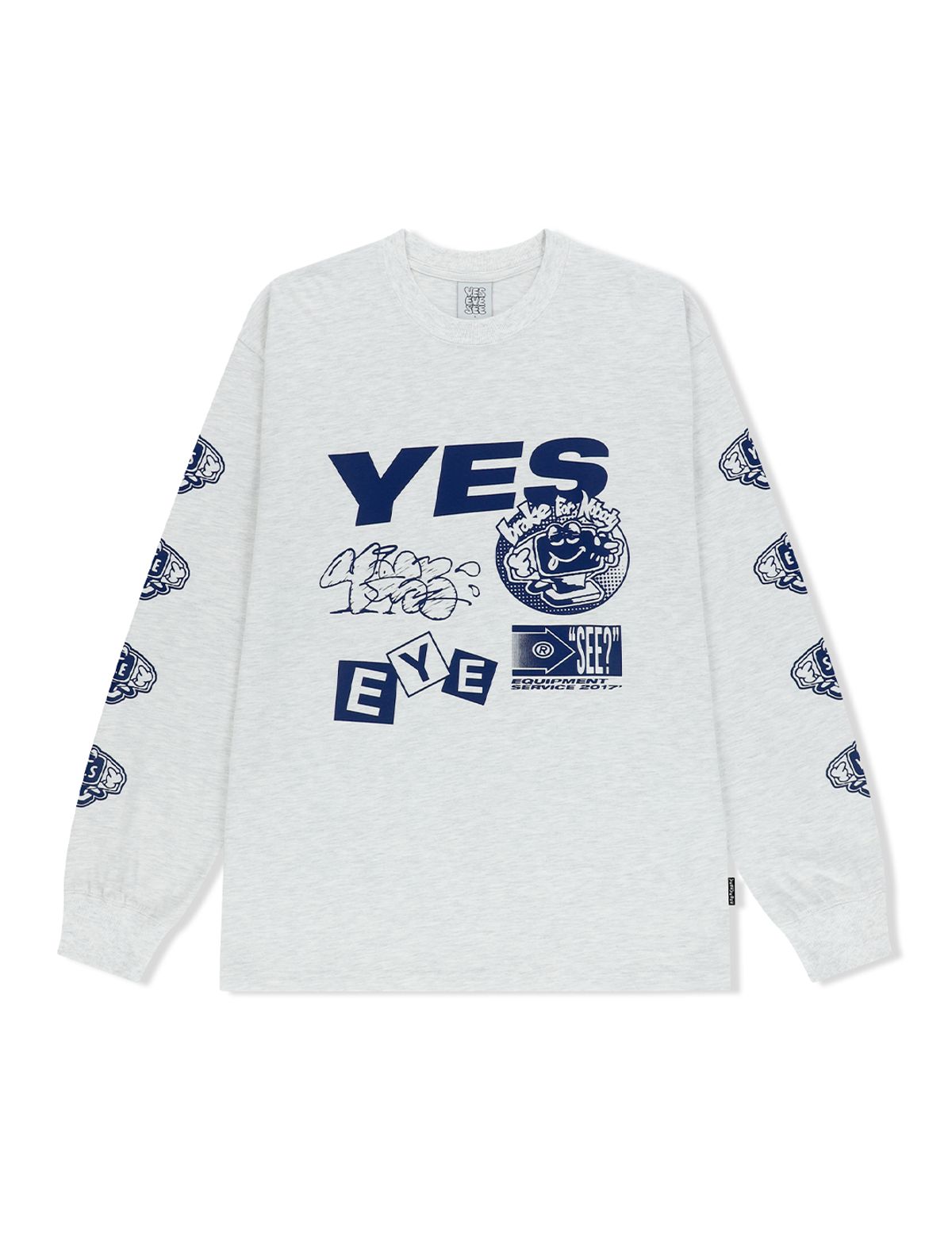 예스아이씨(YESEYESEE) Y.E.S Monitor L/S Light Grey