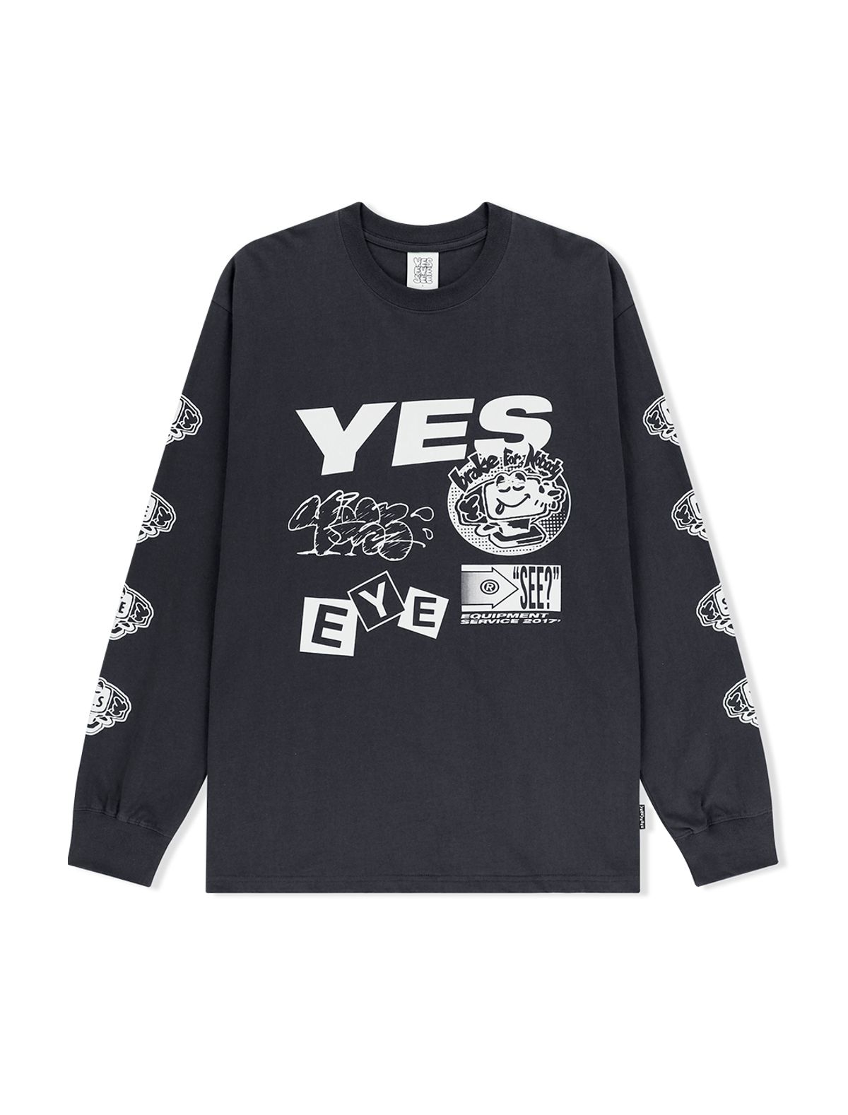 예스아이씨(YESEYESEE) Y.E.S Monitor L/S Charcoal