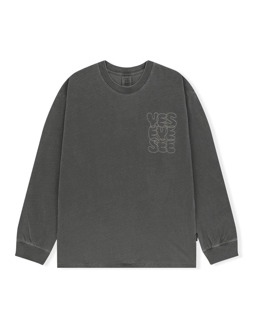 【YESEYESEE】★C-Logo ピグメント L/S ★ ☆YESEYESEE☆ C-Logo Sweatshirt (YESEYESEE/スウェット