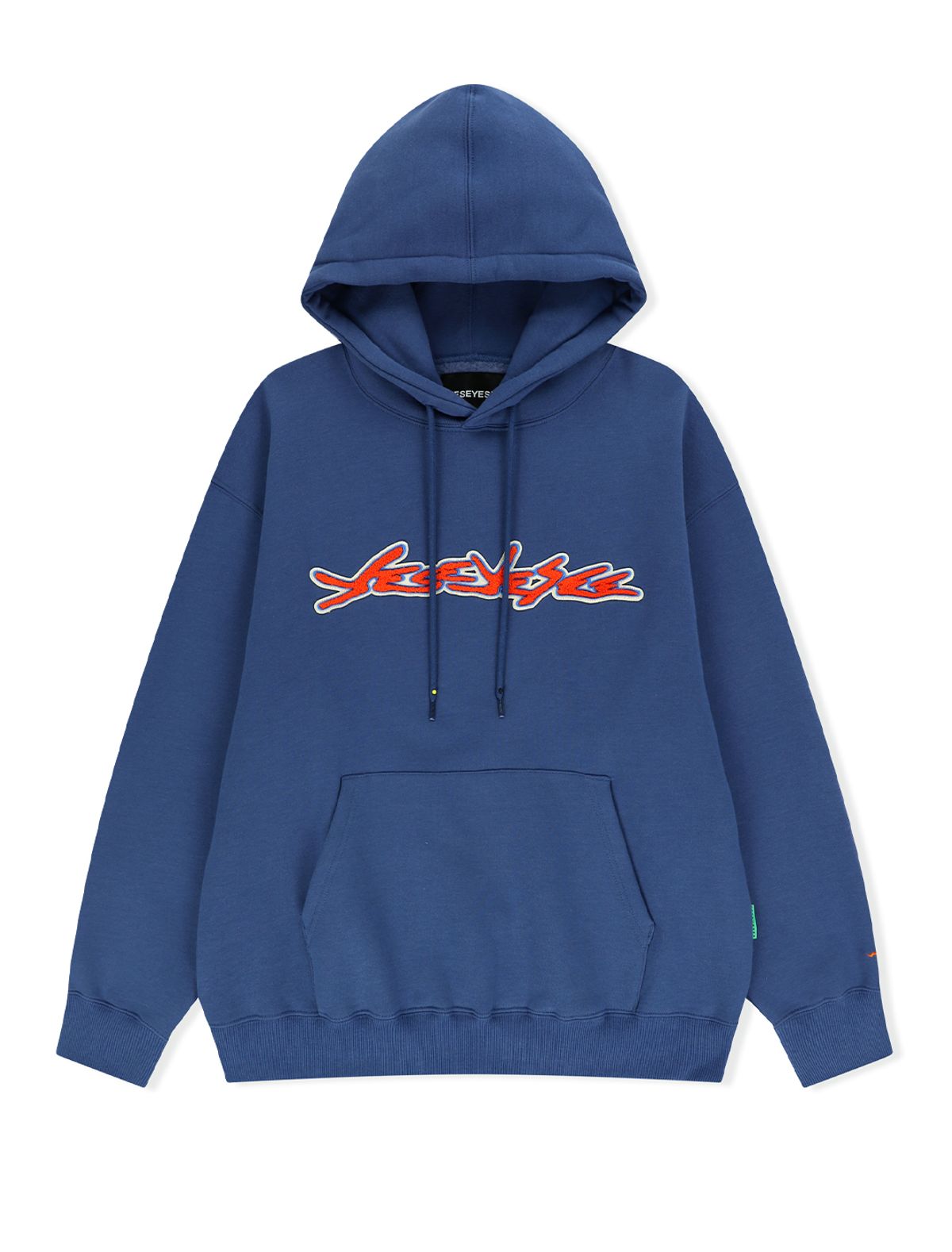 예스아이씨(YESEYESEE) Y.E.S Sign Logo Hoodie Cobalt Blue