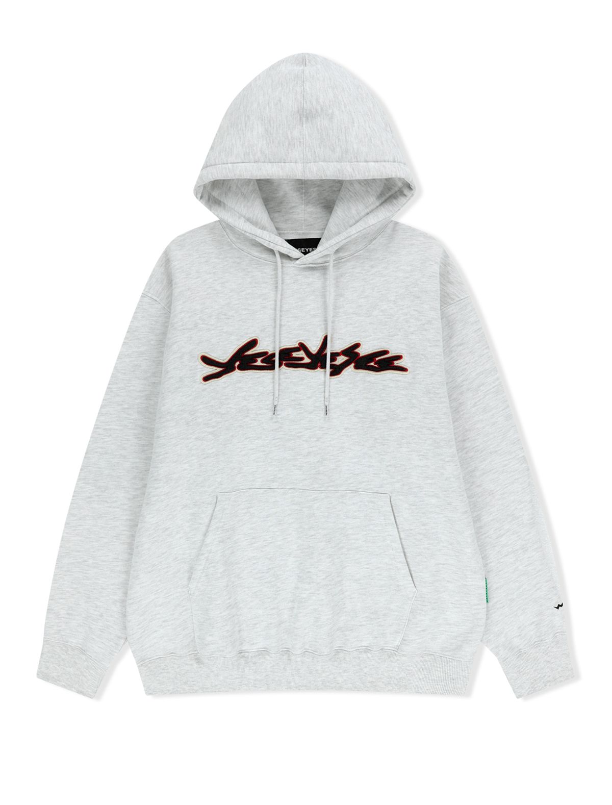 예스아이씨(YESEYESEE) Y.E.S Sign Logo Hoodie Light Grey
