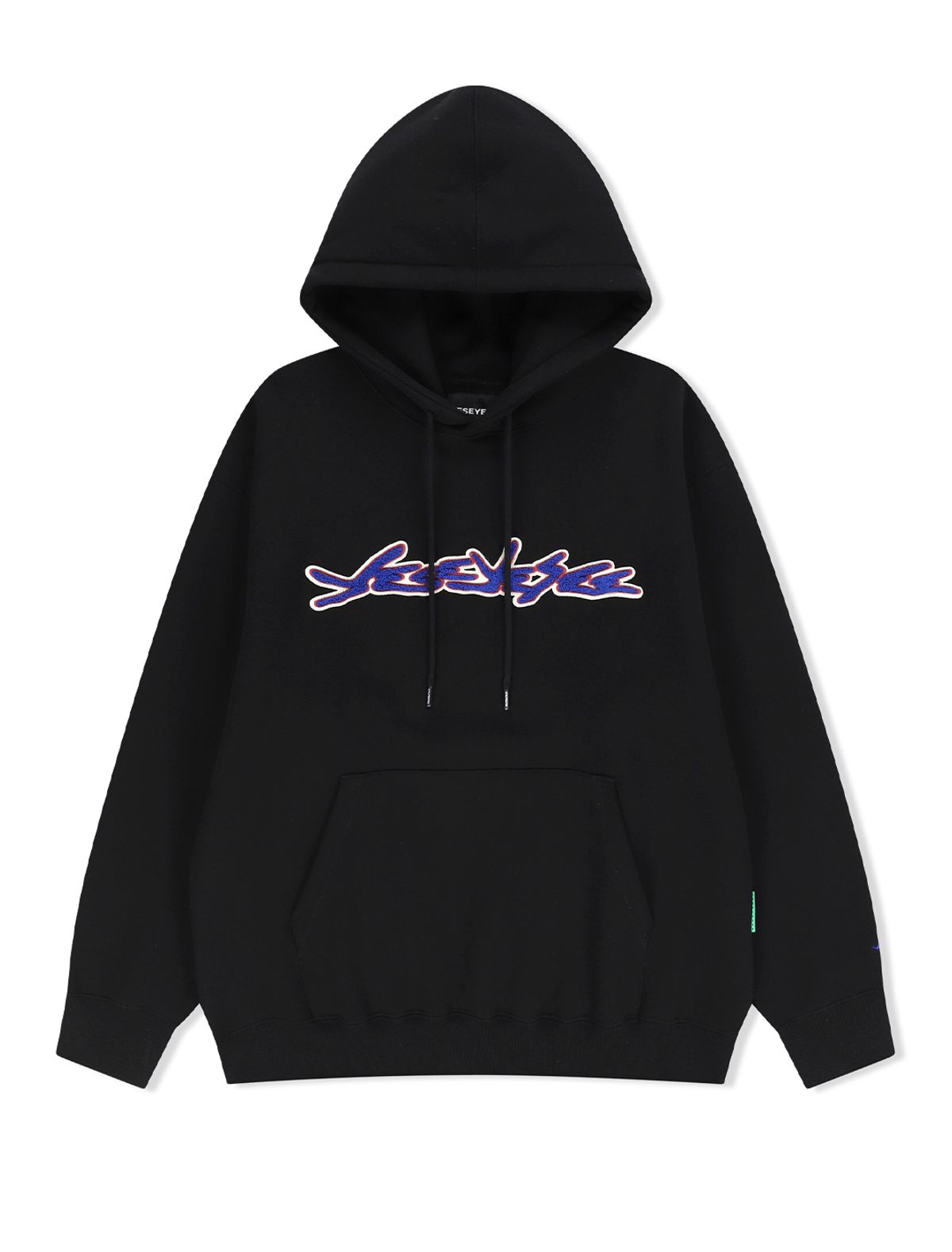 예스아이씨(YESEYESEE) Y.E.S Sign Logo Hoodie Black