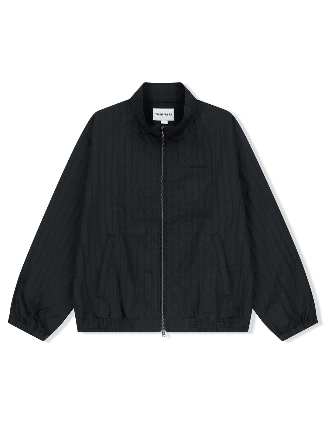 【YES EYE SEE】Windowpane Zip Blouson yeseyesee® :: Windowpane Zip Blouson Green Check