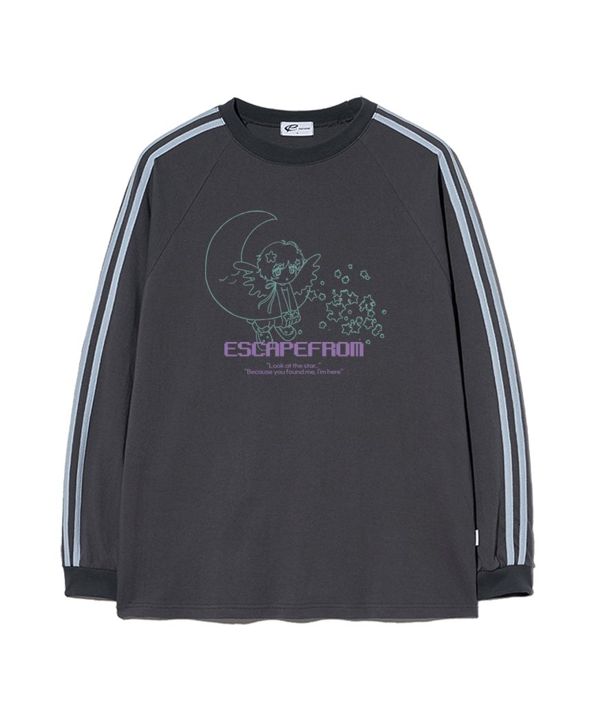 ☆韓国☆［ESCAPEFROM］Look at the star Long Sleeve 2C M,L MUSINSA | ESCAPEFROM Look at the Star Print Long Sleeve Brown