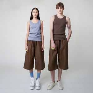 AU51PT06 와이드 카프리팬츠_브라운