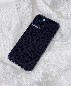 레오파드 차콜 유광하드 케이스