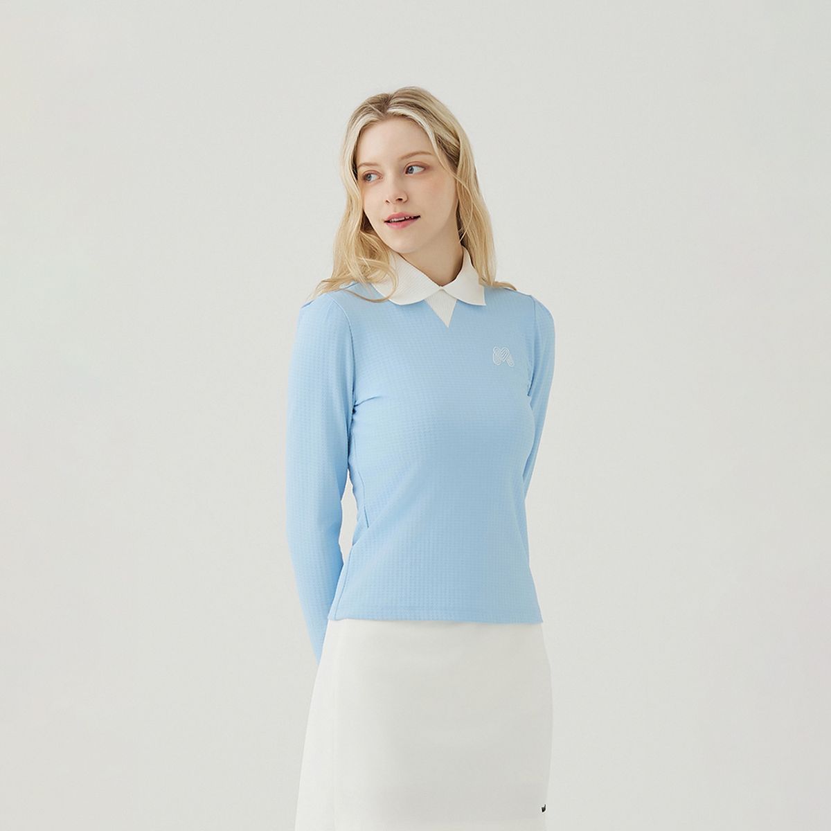 마틴골프(MARTINE GOLF) Pullover Knit Collar Shirts_S/Blue