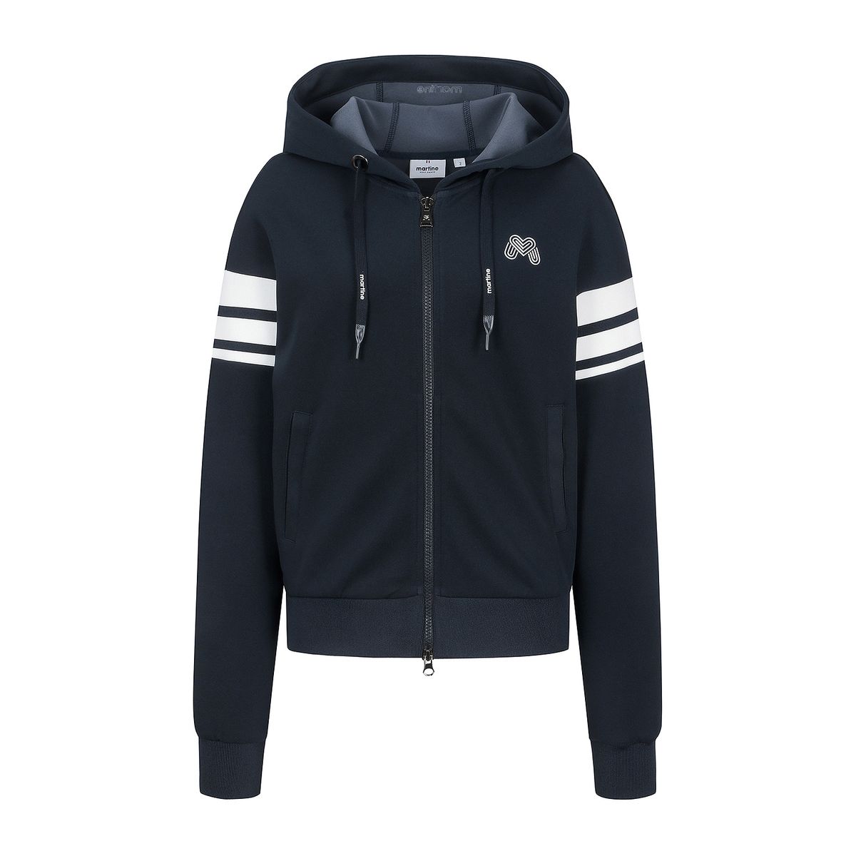 마틴골프(MARTINE GOLF) Jersey hood Cardigan_Navy