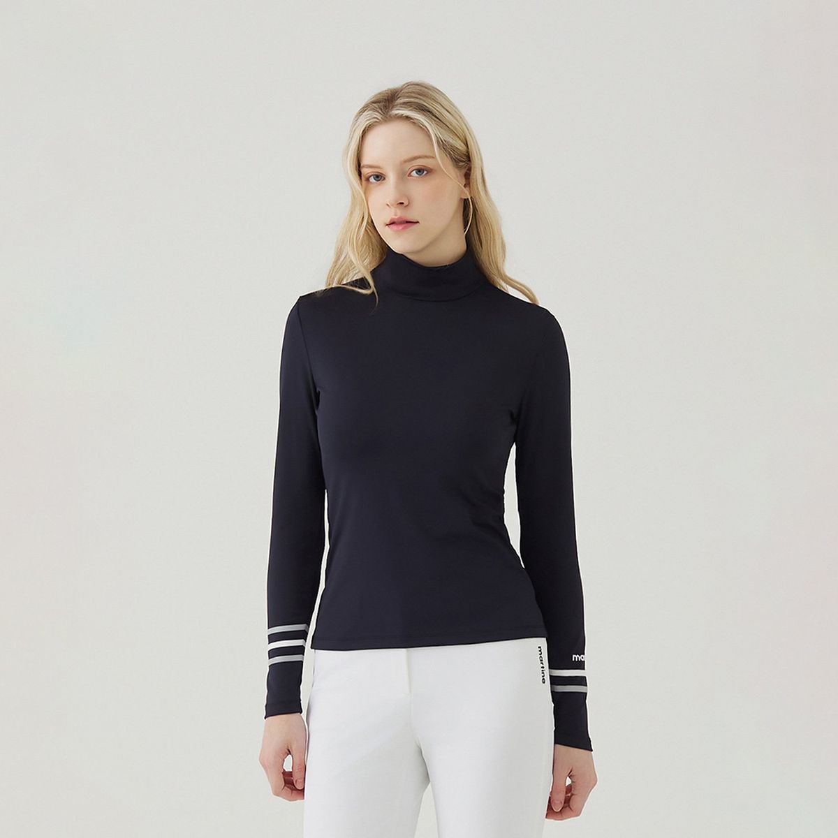 마틴골프(MARTINE GOLF) Sleeve Point Baselayer_Black