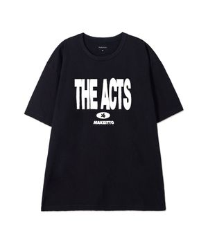 [THE ACTS]CREW NECK TEE_BLACK