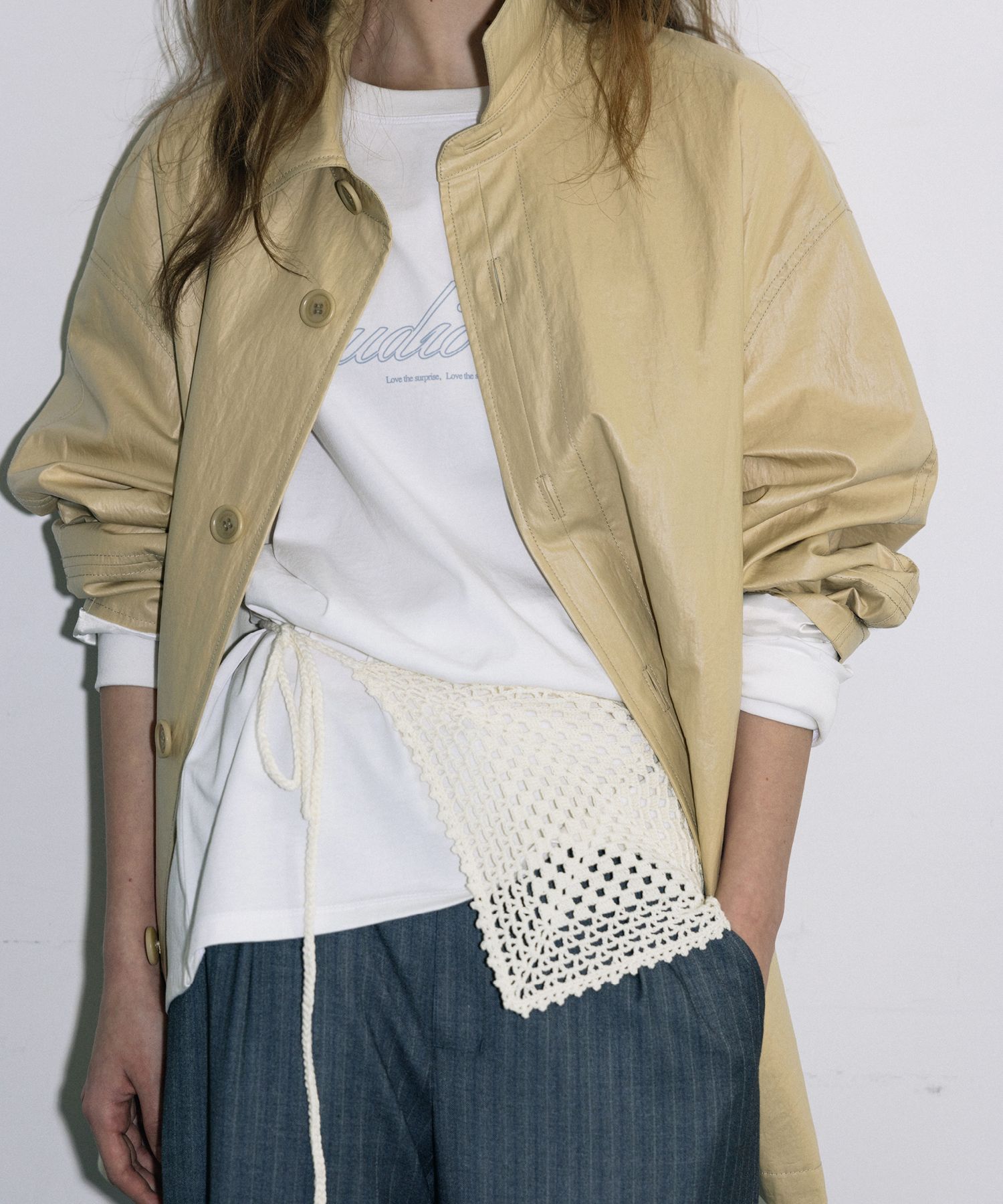 ファッション雑貨・小物その他 STUDIOTABLE : 25SS / CROCHET SCARF BONNET (IVORY) MUSINSA | STUDIOTABLE CROCHET SCARF BONNET, IVORY