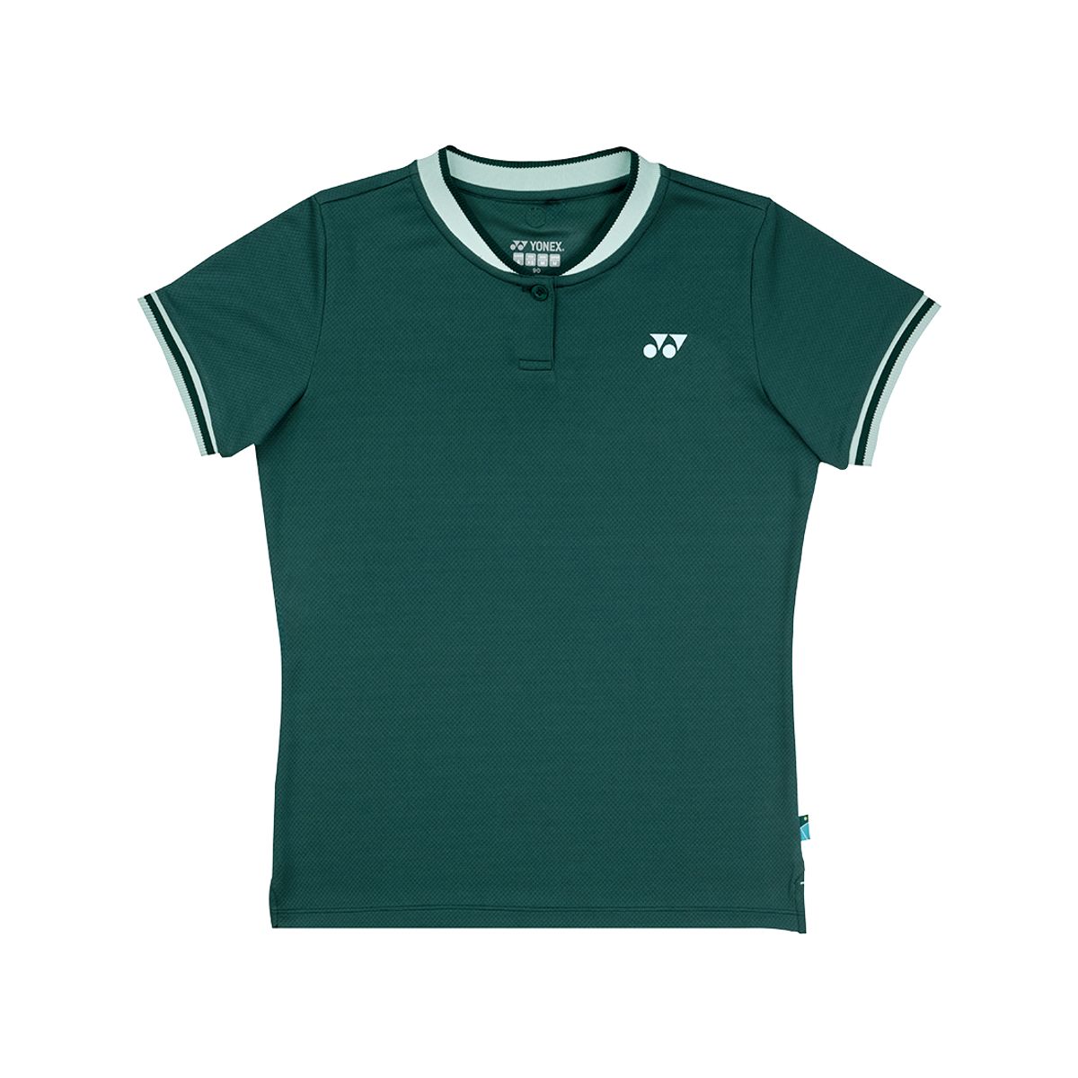 요넥스(YONEX) 255TS001M 그린 남성용 헨리 카라 테니스 게임웨어