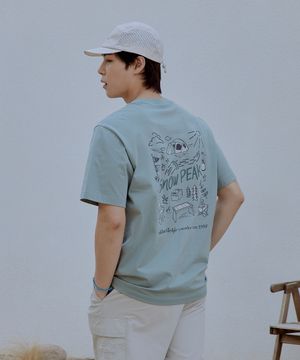 코튼 피크닉 반팔 티셔츠 (S25MUFTS60) Mint