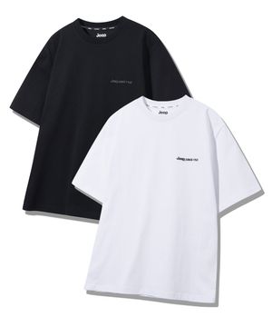 [2PACK] 16수 싱글 에어그램 원마일 반팔 티셔츠 (JR5TSU151BK)