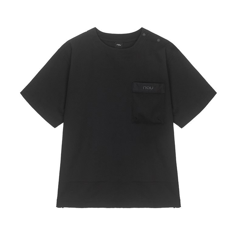 시어서커 반팔티셔츠 2 R Black