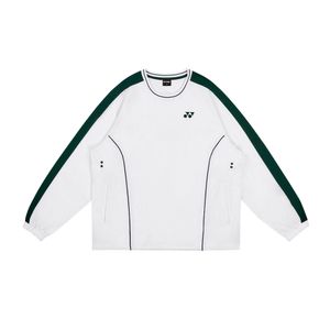 255JJ002U 화이트 남녀공용 벤틸레이션 테니스 아노락 재킷